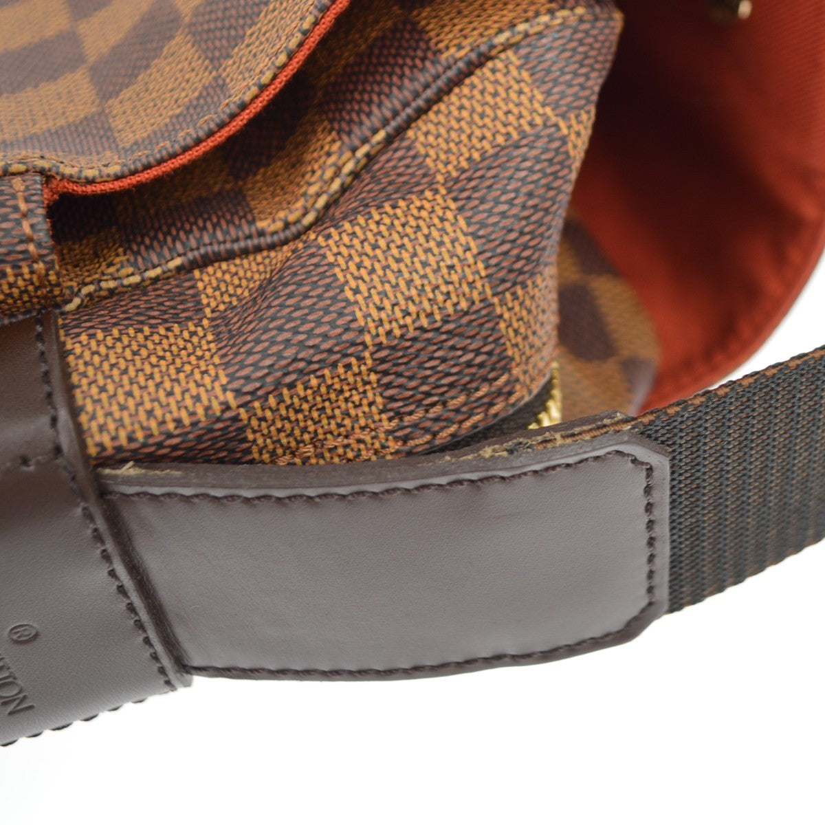 Louis Vuitton Naviglio Damier Brown Canvas Shoulder Bag Bag (Pre-Owned)