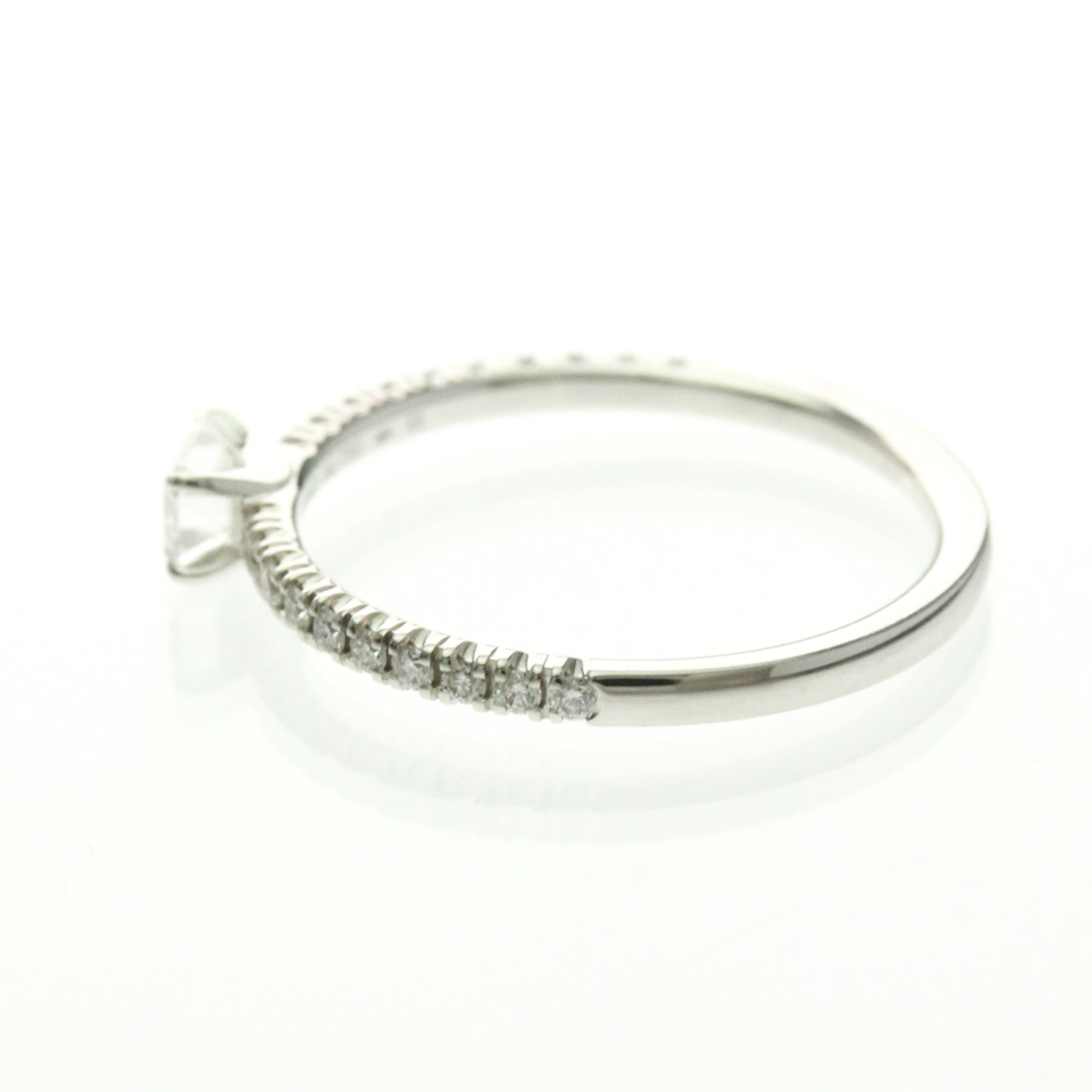 Cartier Etincelle De Cartier Solitaire Platinum With Rbc Diamond And Pave Diamonds G/Vs1 Silver Platinum Ring Jewelry (Pre-Owned)