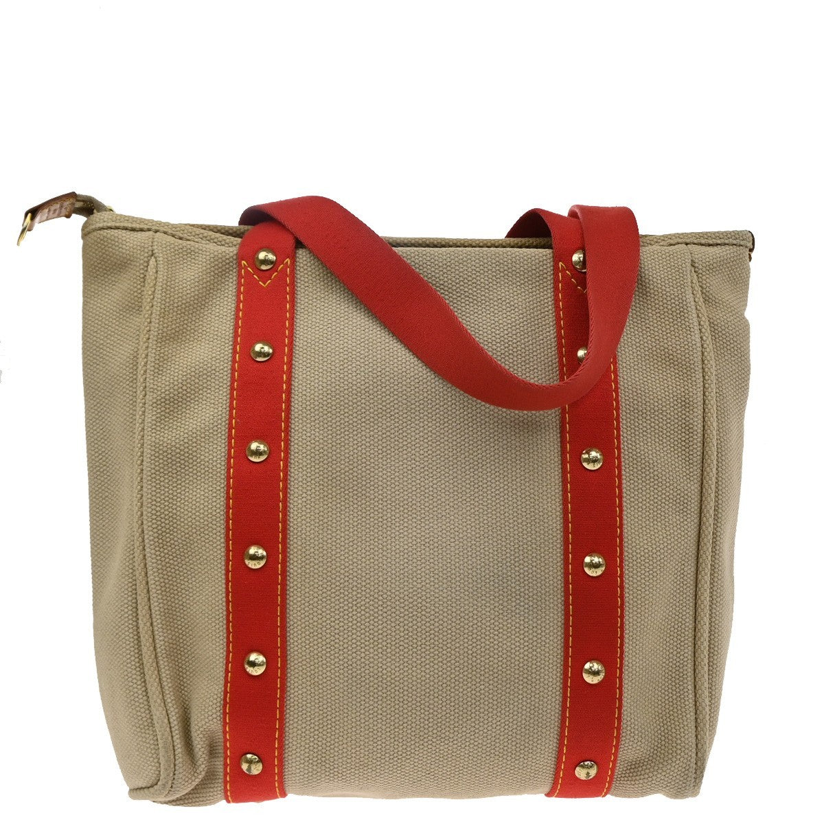 Louis Vuitton Antigua Canvas Beige Canvas Tote Bag Bag (Pre-Owned)
