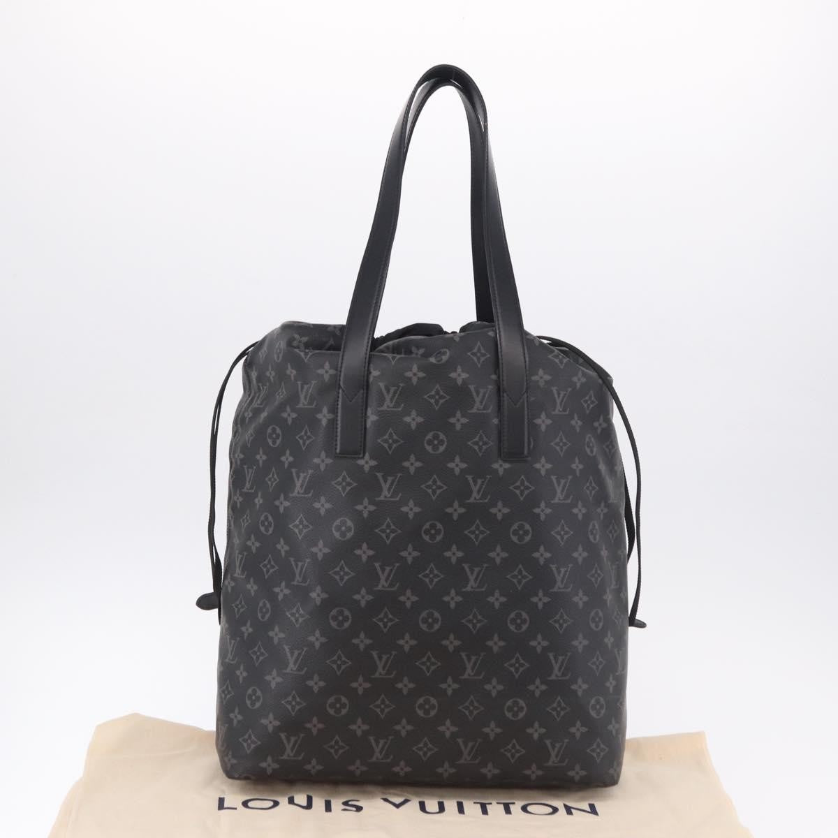 Louis Vuitton Cabas Light Drawstring Monogram Eclipse Canvas Black Canvas Tote Bag Bag (Pre-Owned)