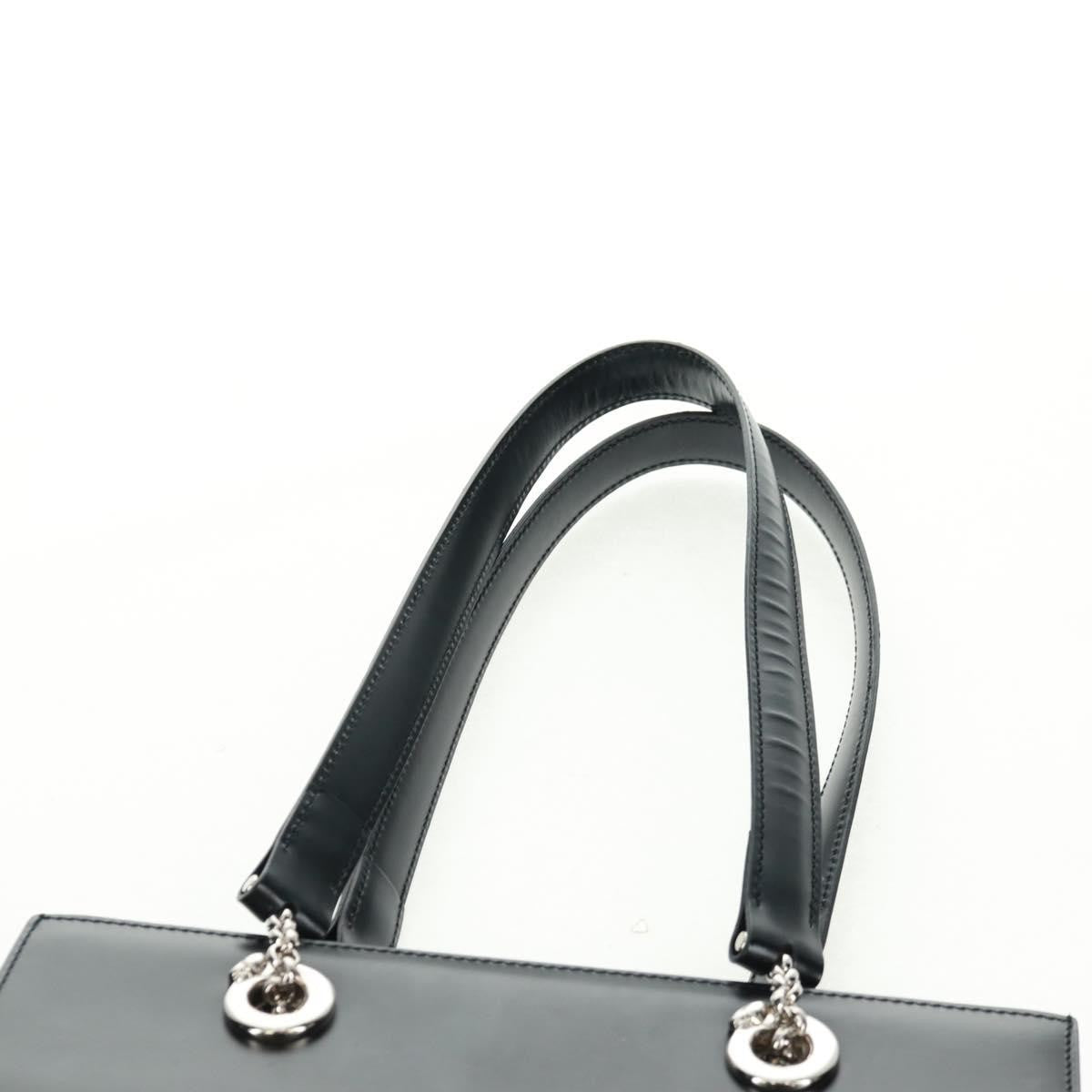 Cartier Panthère Leather Black Leather Handbag (Pre-Owned)