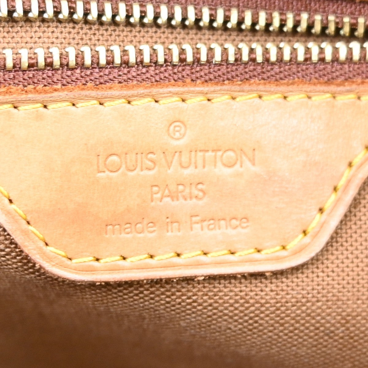 Louis Vuitton Cabas Piano Monogram Canvas Brown Canvas Tote Bag Bag (Pre-Owned)