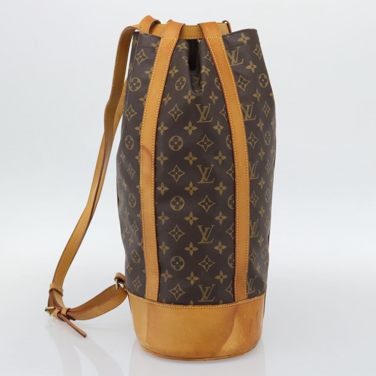 Louis Vuitton Randonnee Monogram Canvas Brown Canvas Shoulder Bag Bag (Pre-Owned)