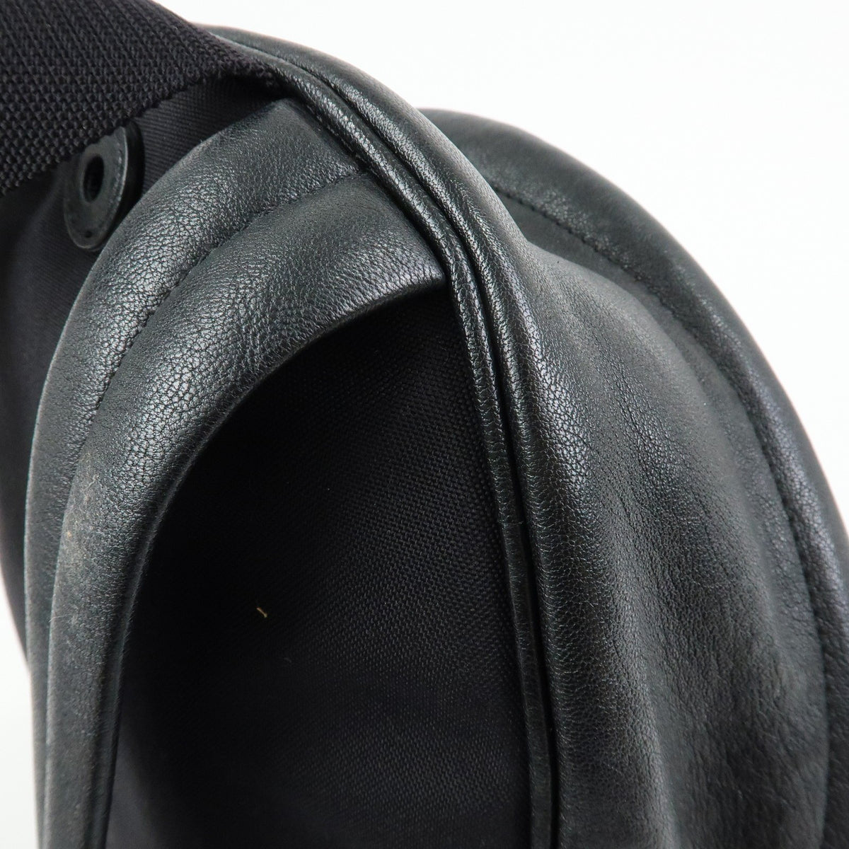 Saint Laurent City Patchwork Leather Black Leather Backpack Bag (Pre-Owned)