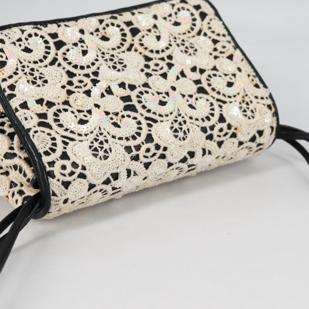 Chanel Floral Cc Flap Quilted Printed Silk White Leather Shoulder Bag Bag (Pre-Owned)
