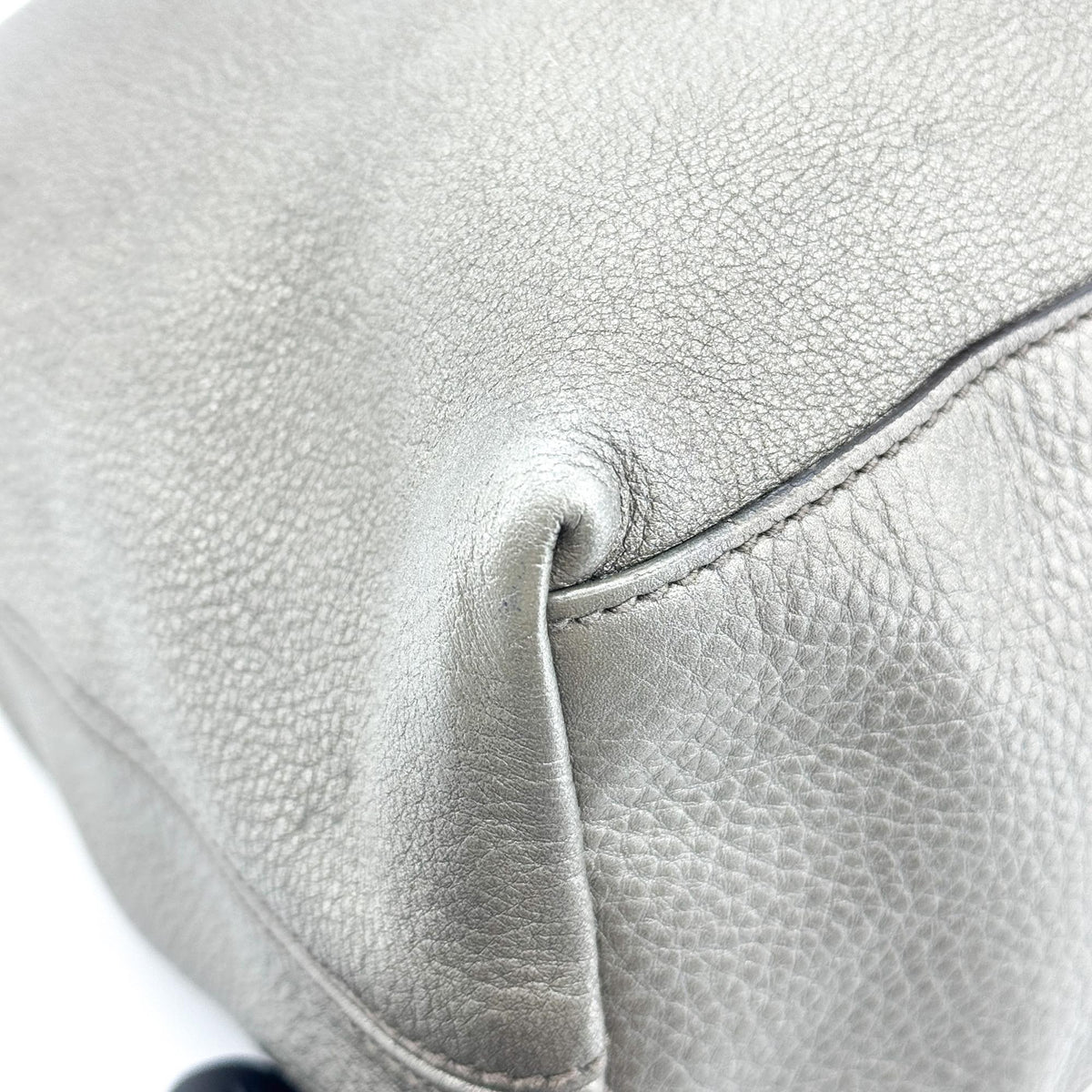 Gucci Soho Chain Strap Leather Silver Leather Shoulder Bag Bag (Pre-Owned)
