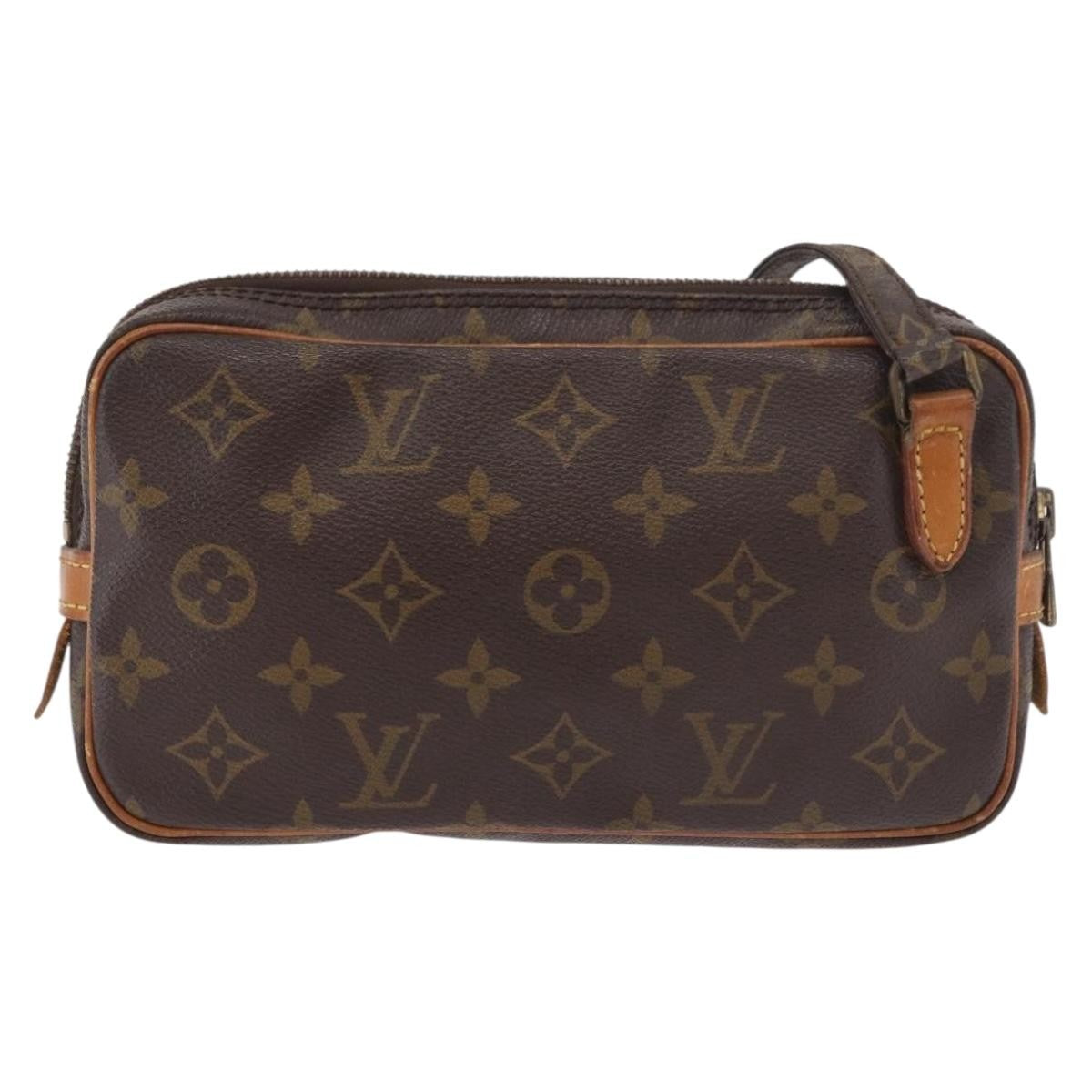 Louis Vuitton Pochette Marly Bandouliere Monogram Canvas Brown Canvas Shoulder Bag Bag (Pre-Owned)
