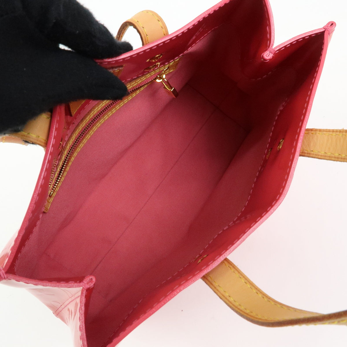 Louis Vuitton Reade Monogram Vernis Pink Patent_Leather Handbag (Pre-Owned)