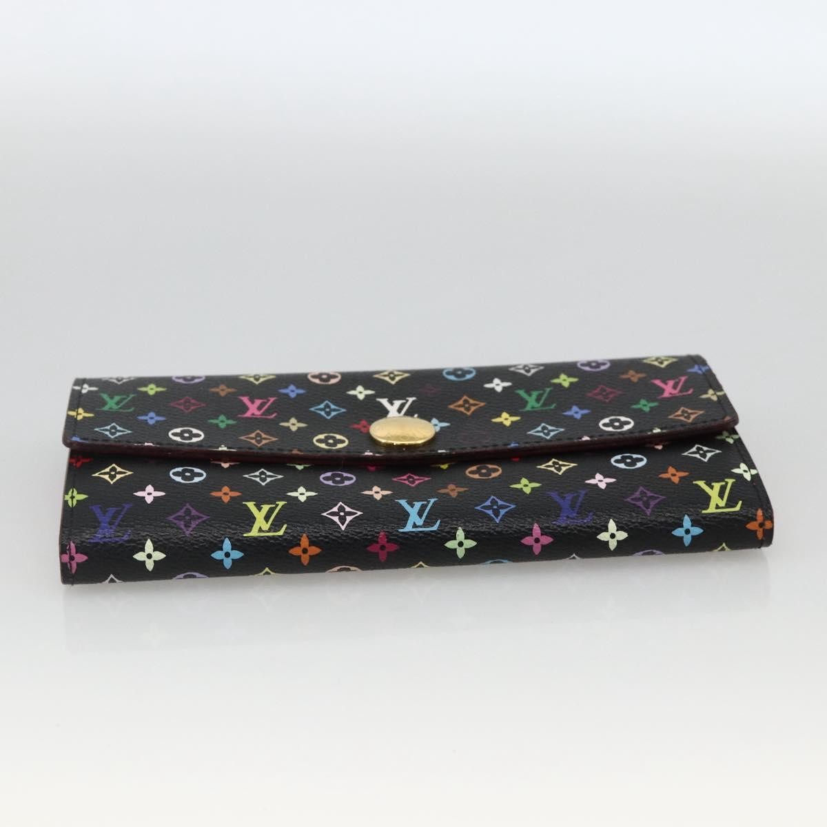 Louis Vuitton Sarah Monogram Multicolor Multicolour Canvas Wallets Accessory (Pre-Owned)