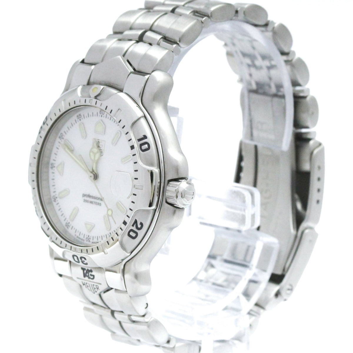 Tag Heuer Professional 6000 Quartz Stainless Steel Watch (Pre-Owned)