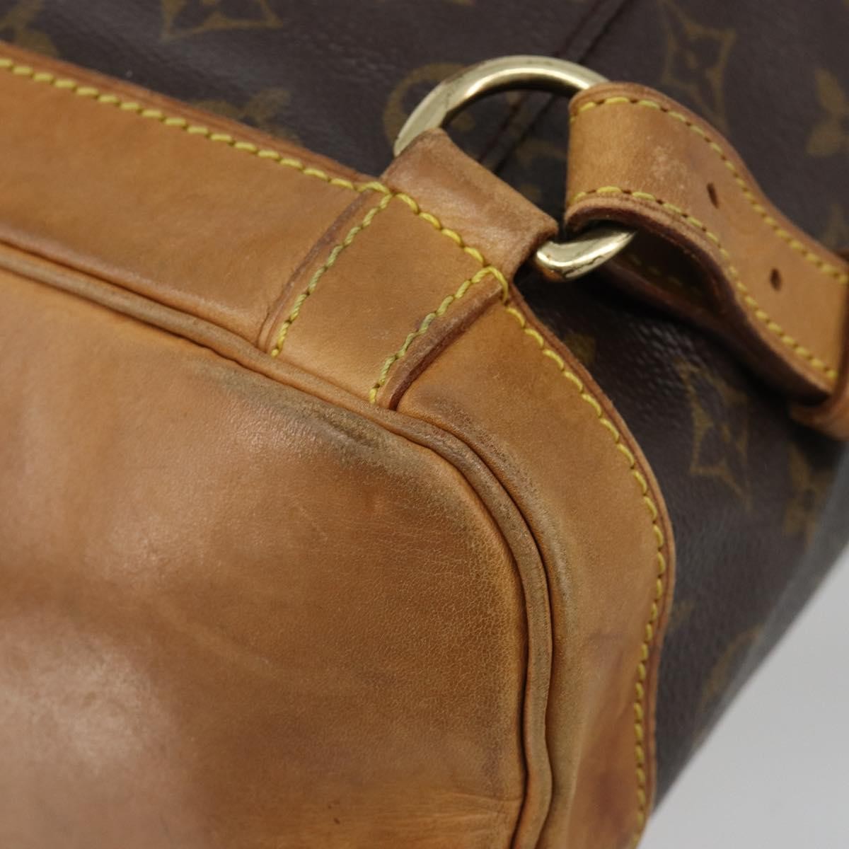 Louis Vuitton Vintage Montsouris Monogram Canvas Brown Canvas Backpack Bag (Pre-Owned)