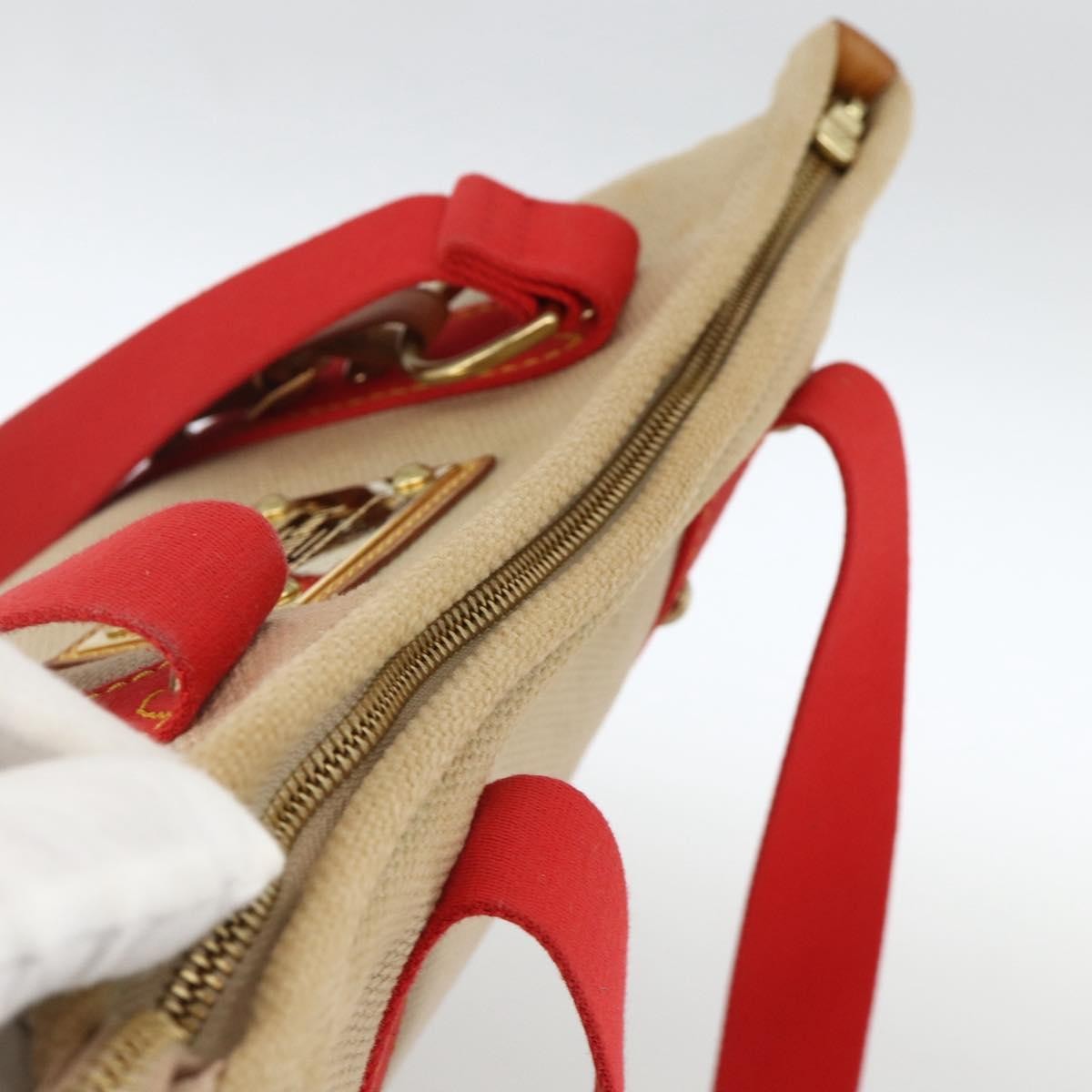 Louis Vuitton Antigua Tote Canvas Beige Canvas Tote Bag Bag (Pre-Owned)