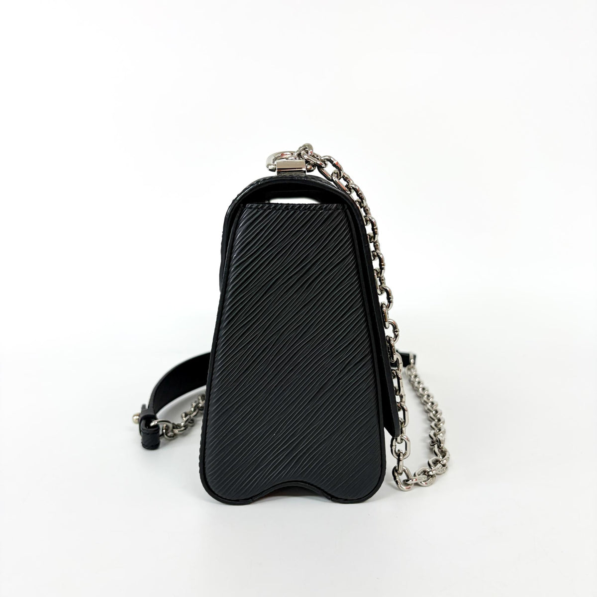 Louis Vuitton Twist Handbag Epi Leather Black Leather Handbag (Pre-Owned)