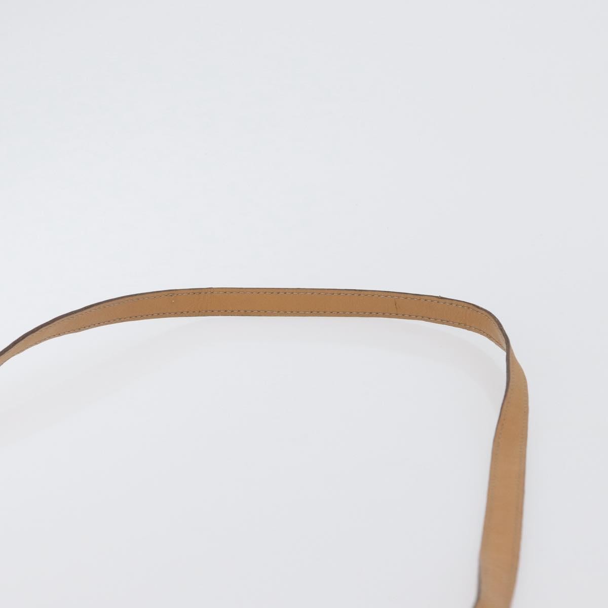 Celine Vintage Macadam Canvas And Leather Brown Canvas Shoulder Bag Bag (Pre-Owned)