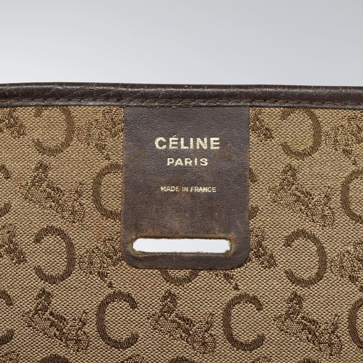 Celine C Sulky Canvas Brown Canvas Shoulder Bag Bag (Pre-Owned)