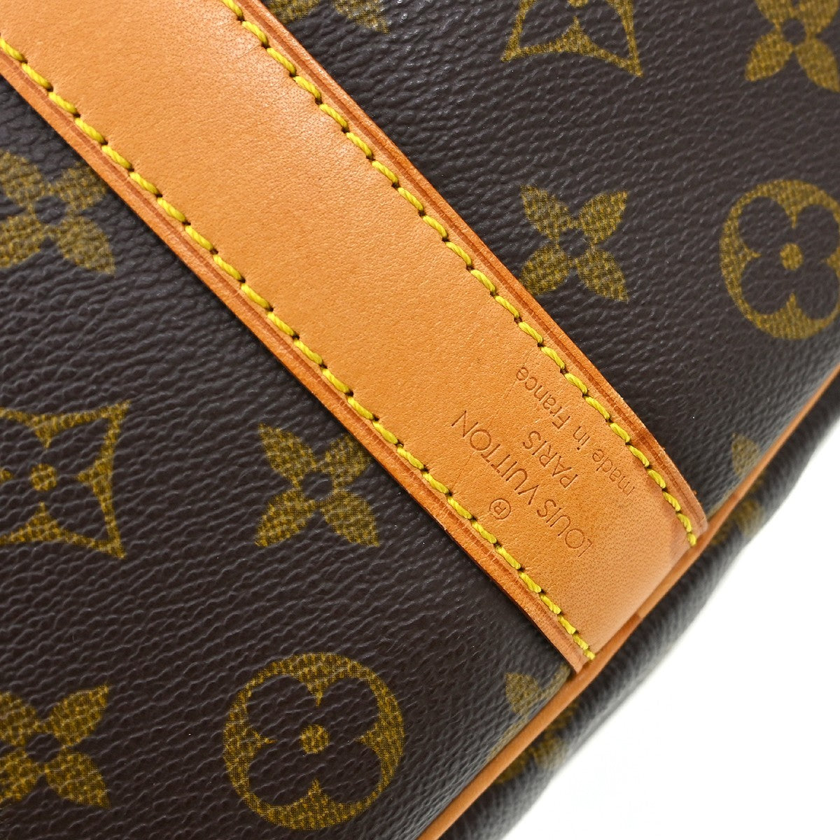 Louis Vuitton Keepall Monogram Brown Canvas Travel Bag Bag (Pre-Owned)