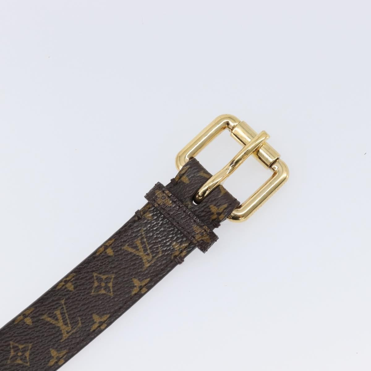 Louis Vuitton Ceinture Trio Belt Monogram Canvas Brown Canvas Belts Accessory (Pre-Owned)
