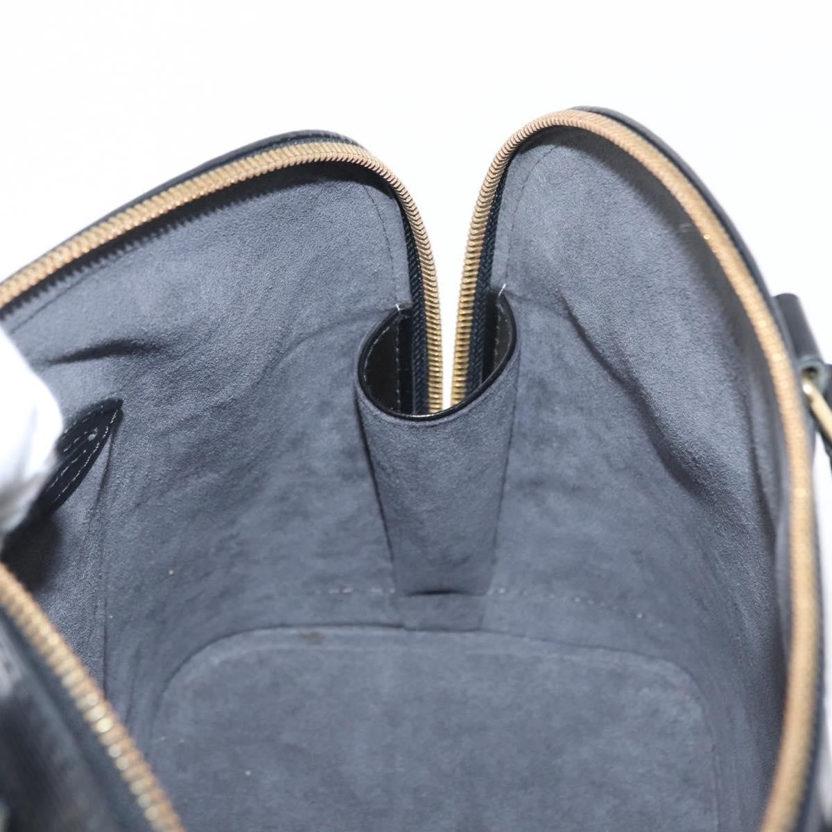 Louis Vuitton Alma Epi Leather Black Leather Handbag (Pre-Owned)