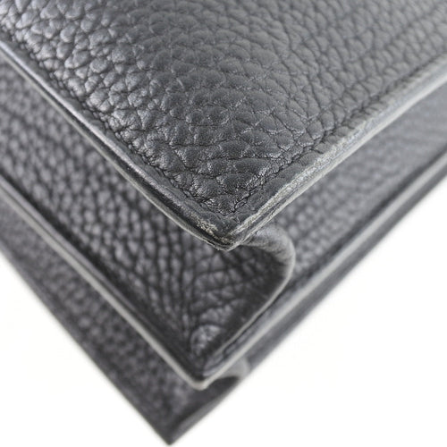 Hermès Sac À Dépêches Black Leather Briefcase Bag (Pre-Owned)