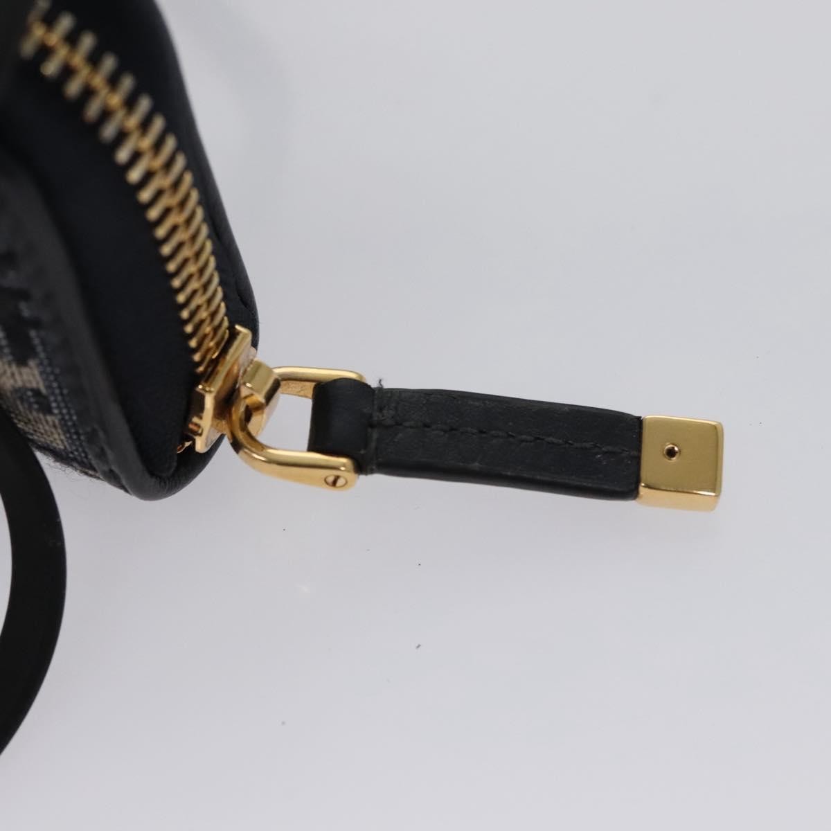 Christian Dior Trotter French Diorissimo Canvas Navy Canvas Wallets Accessory (Pre-Owned)