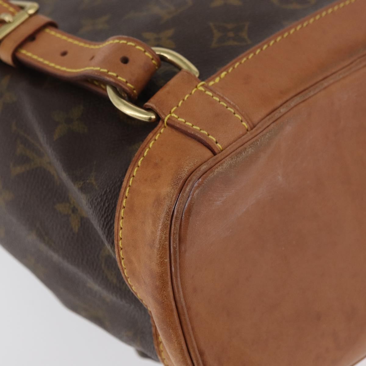 Louis Vuitton Vintage Montsouris Monogram Canvas Brown Canvas Backpack Bag (Pre-Owned)