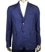 Gucci Men's Light Weight Navy Blue Polyester Techno Jacket