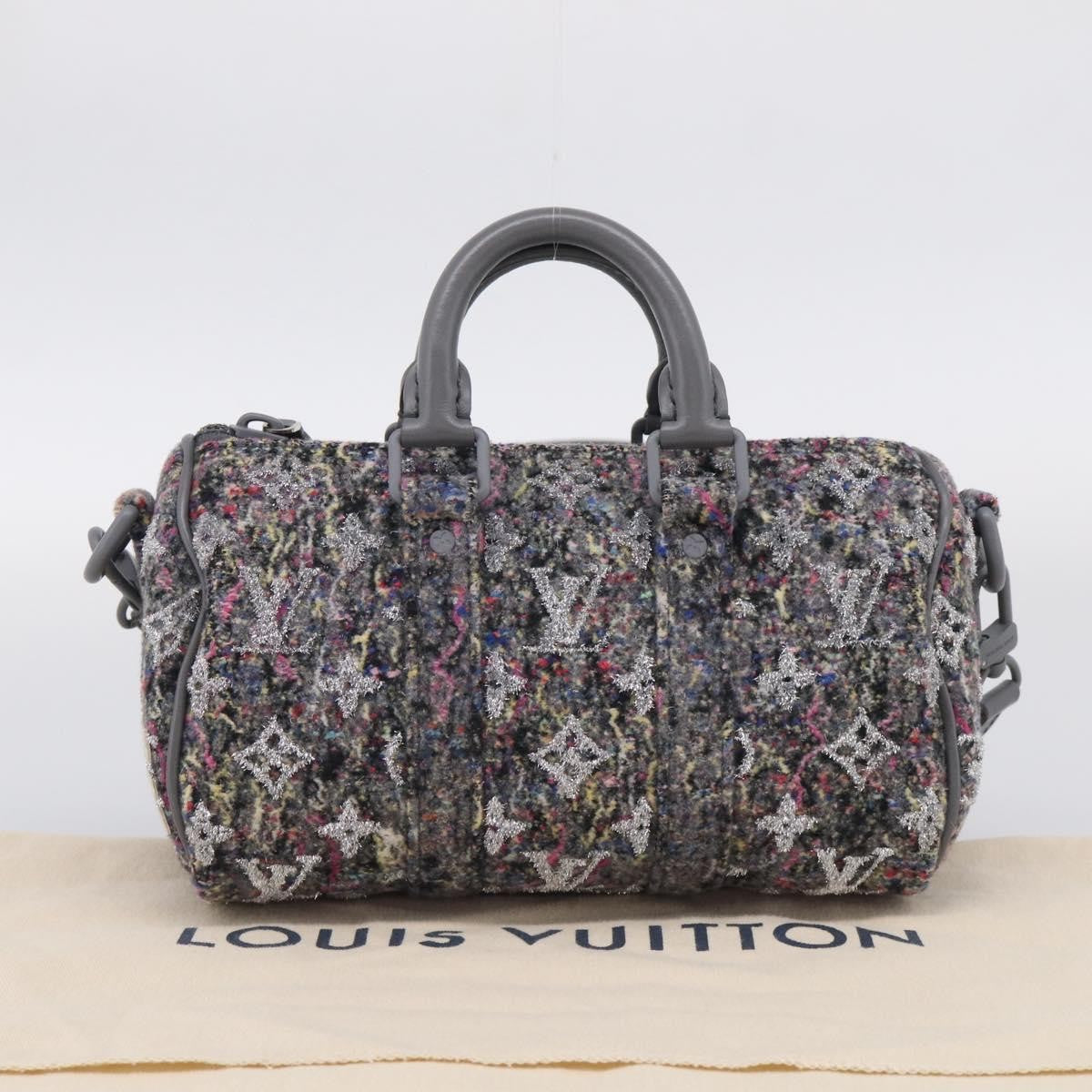 Louis Vuitton Keepall Bandouliere Lv Felt Multicolour Textile Travel Bag Bag (Pre-Owned)