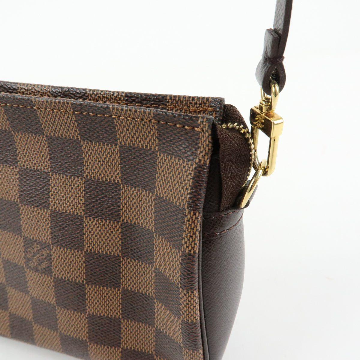 Louis Vuitton Trousse Make Up Damier Brown Canvas Clutche & Pouche Bag (Pre-Owned)