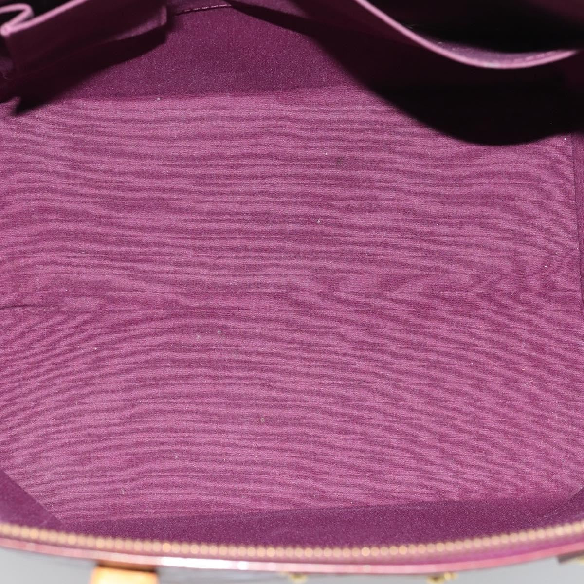 Louis Vuitton Bellevue Monogram Vernis Purple Patent_Leather Tote Bag Bag (Pre-Owned)