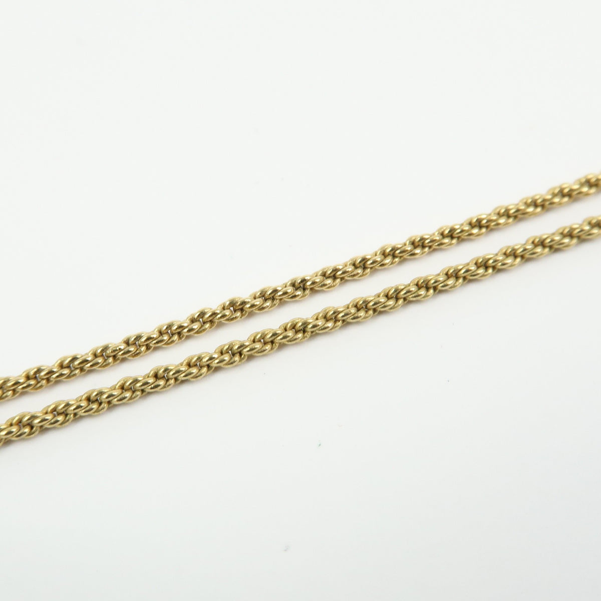Christian Dior Vintage Cd Pendant Metal With Crystals Gold Gold_Plated Necklace Jewelry (Pre-Owned)
