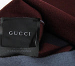 Gucci Unisex Burgundy Blue Wool Beanie Medium Knit Men's Cap