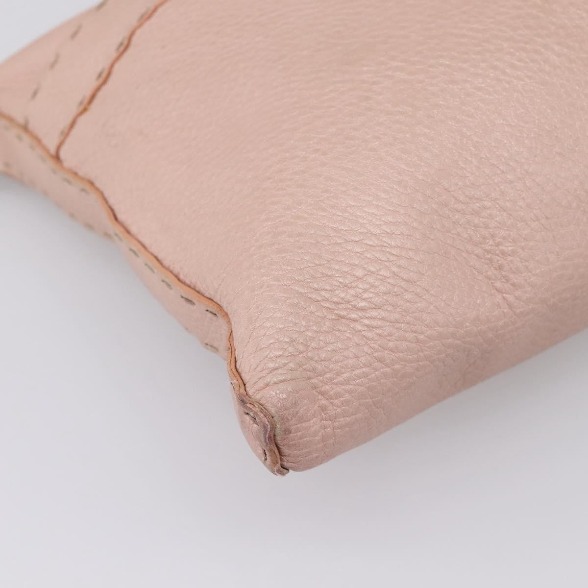 Fendi Selleria Leather Pink Leather Crossbody Bag Bag (Pre-Owned)