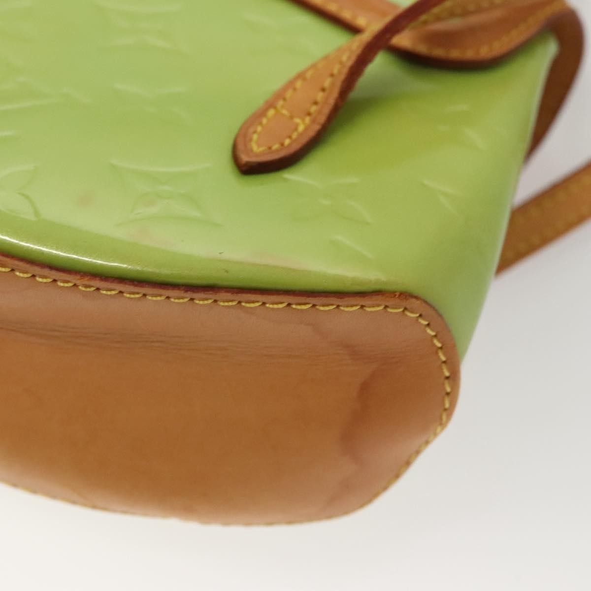 Louis Vuitton Biscayne Bay Monogram Vernis Green Patent_Leather Shoulder Bag Bag (Pre-Owned)