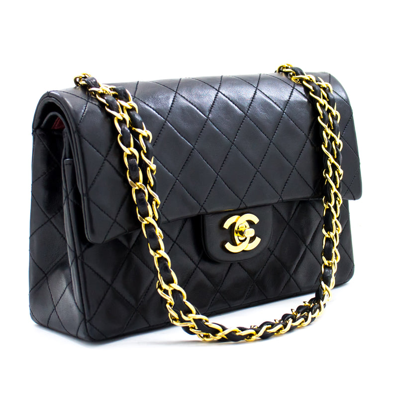 Buy Chanel Vintage White Lambskin Classic Flap Small GHW
