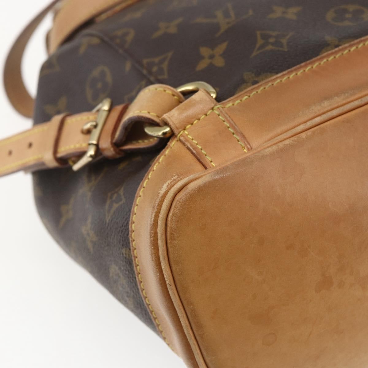 Louis Vuitton Vintage Montsouris Monogram Canvas Brown Canvas Backpack Bag (Pre-Owned)