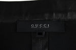 Gucci Women's Leggings Black Lamb Leather Stretch Pants