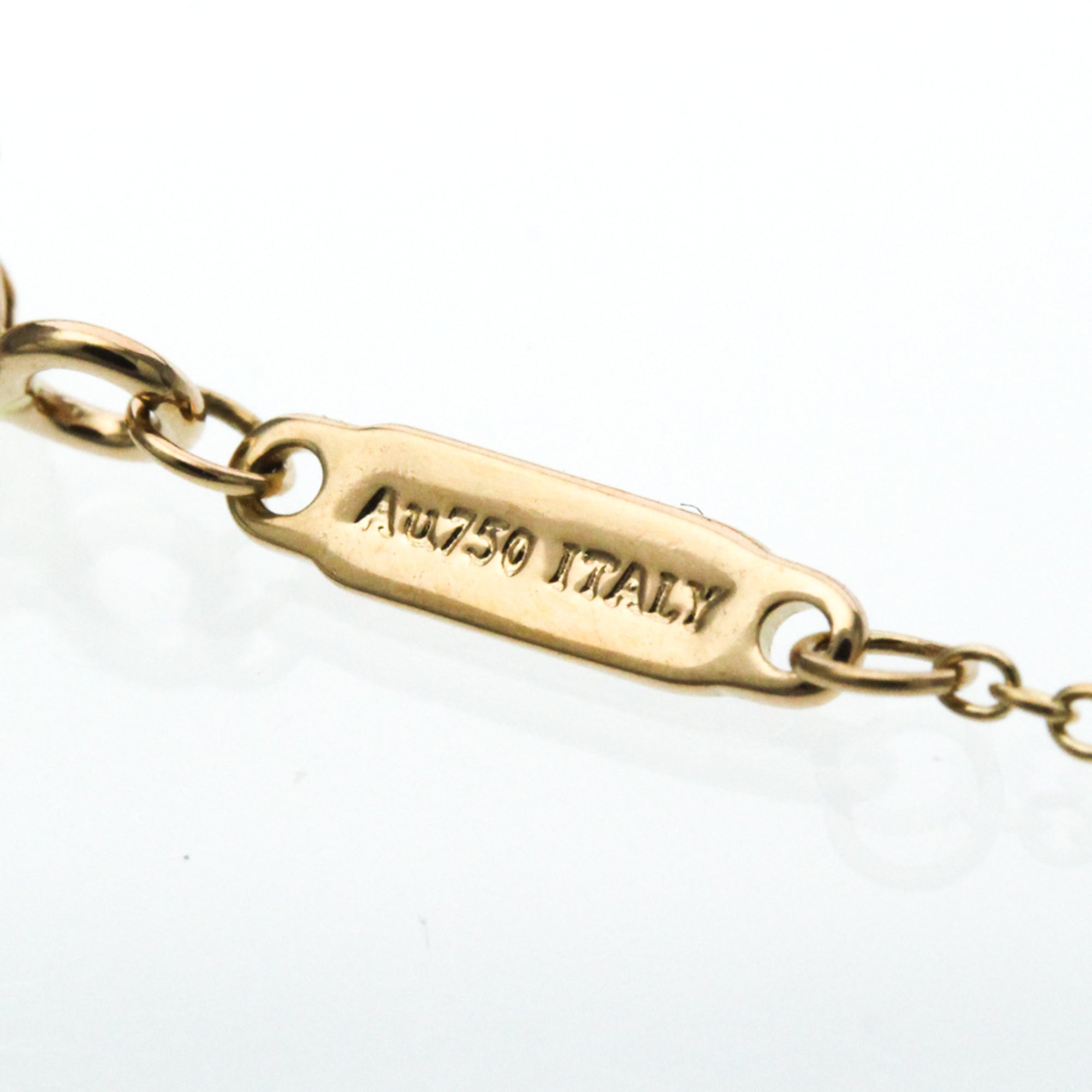 Tiffany & Co. T Circle Pendant 18K Rose Gold With Diamond Gold Pink_Gold Necklace Jewelry (Pre-Owned)