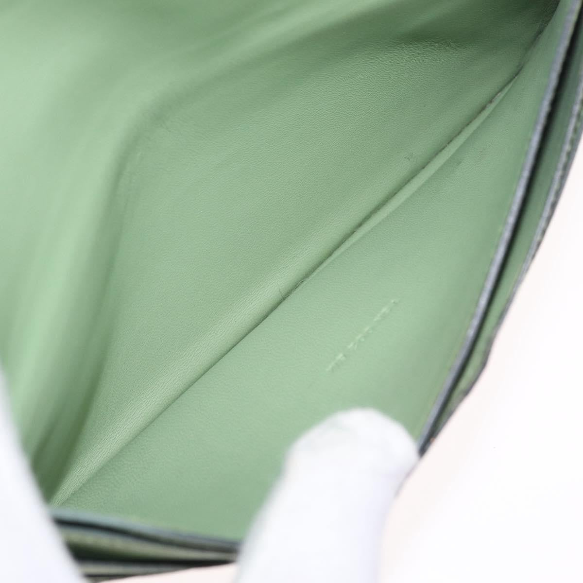 Hermes Dogon Recto Verso Leather Green Leather Wallets Accessory (Pre-Owned)