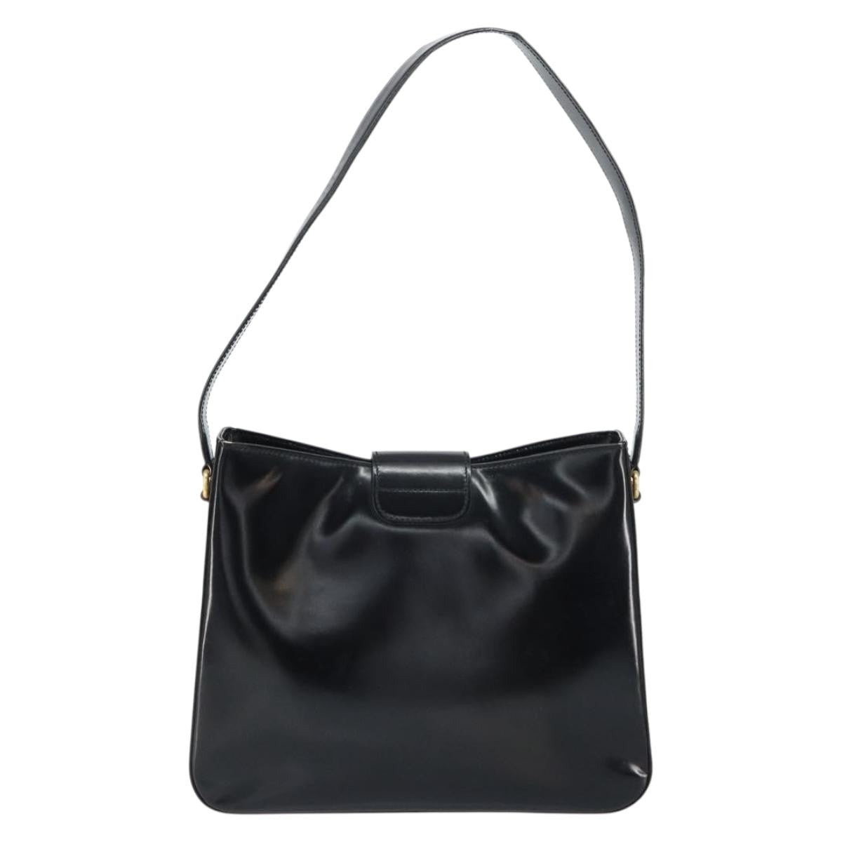 Celine Handbag Patent Leather Black Patent_Leather Handbag (Pre-Owned)