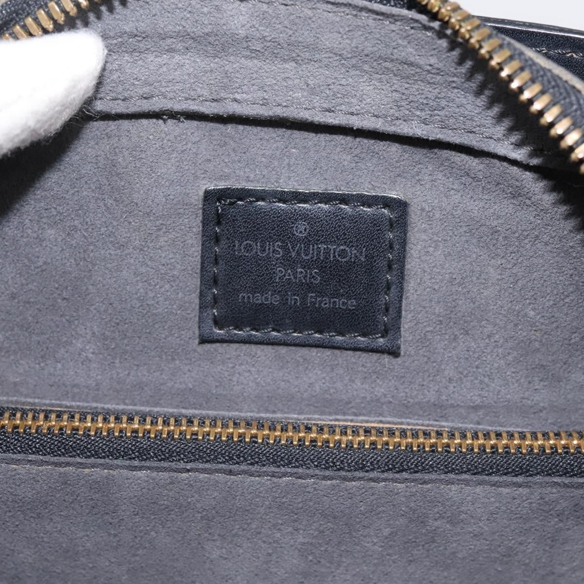Louis Vuitton Pont Neuf Handbag Epi Leather Black Leather Handbag (Pre-Owned)