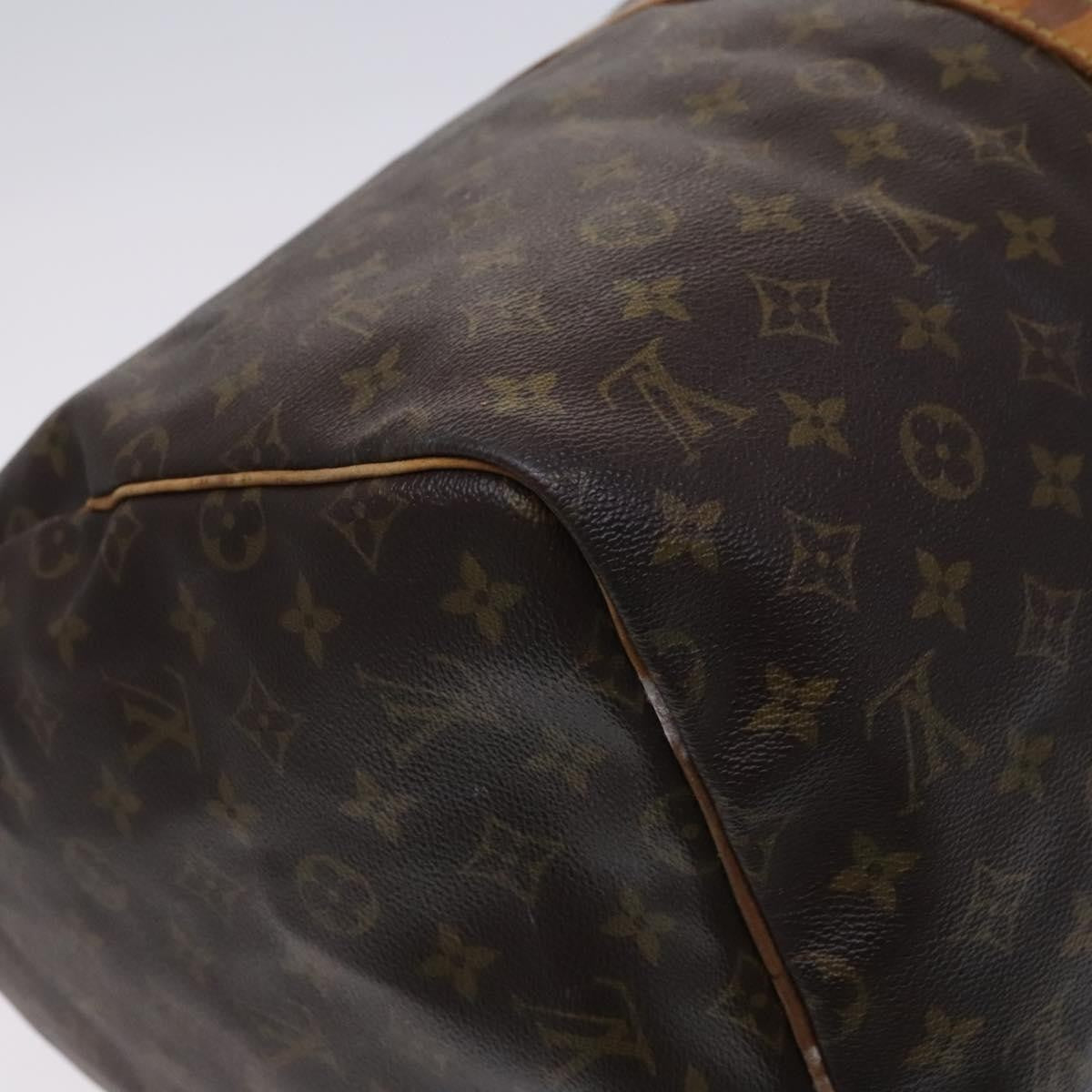 Louis Vuitton Keepall Monogram Canvas Brown Canvas Travel Bag Bag (Pre-Owned)