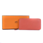 Hermès Azap Pink Leather Wallet  (Pre-Owned)