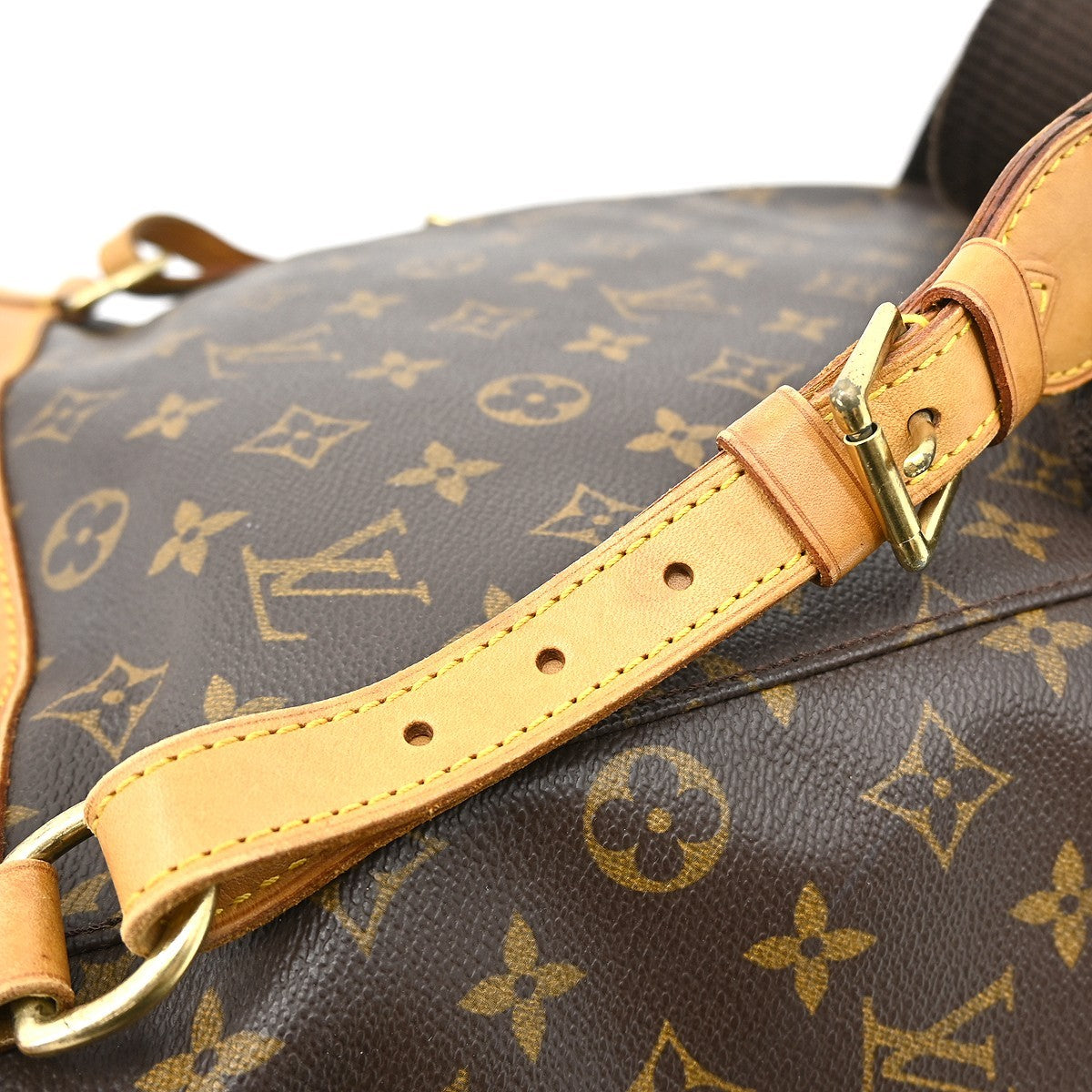 Louis Vuitton Vintage Montsouris Monogram Canvas Brown Canvas Backpack Bag (Pre-Owned)