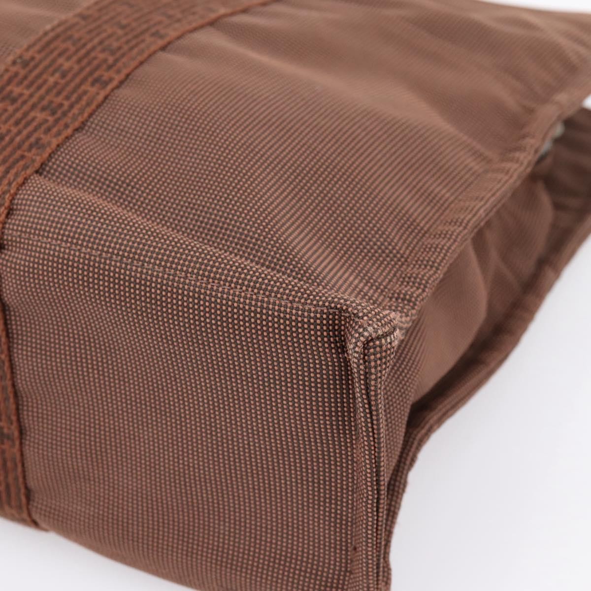 Hermes Fourre-Tout Herline Fourre-Tout Herline Brown Canvas Tote Bag Bag (Pre-Owned)