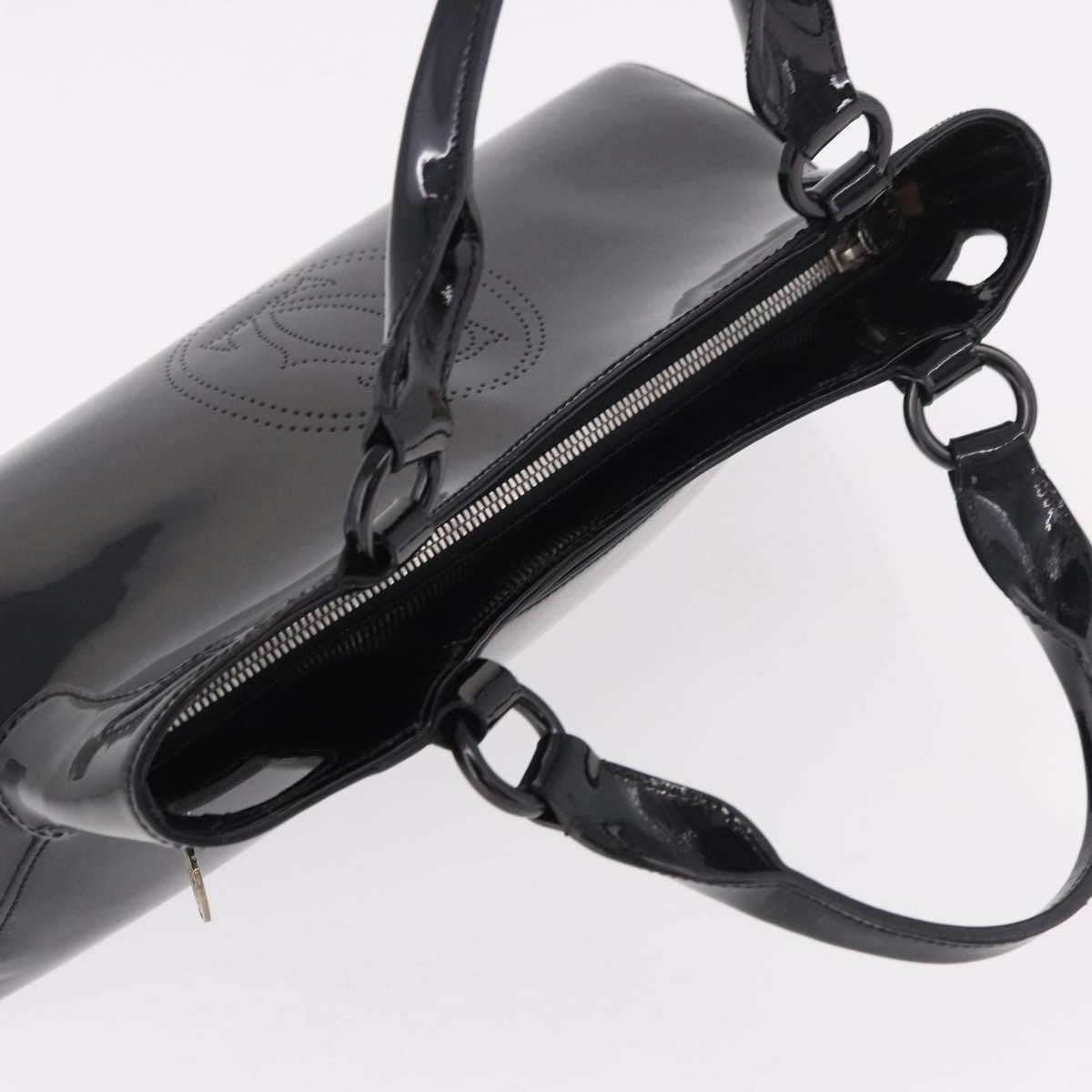 Cartier Marcello Patent Leather Black Patent_Leather Handbag (Pre-Owned)