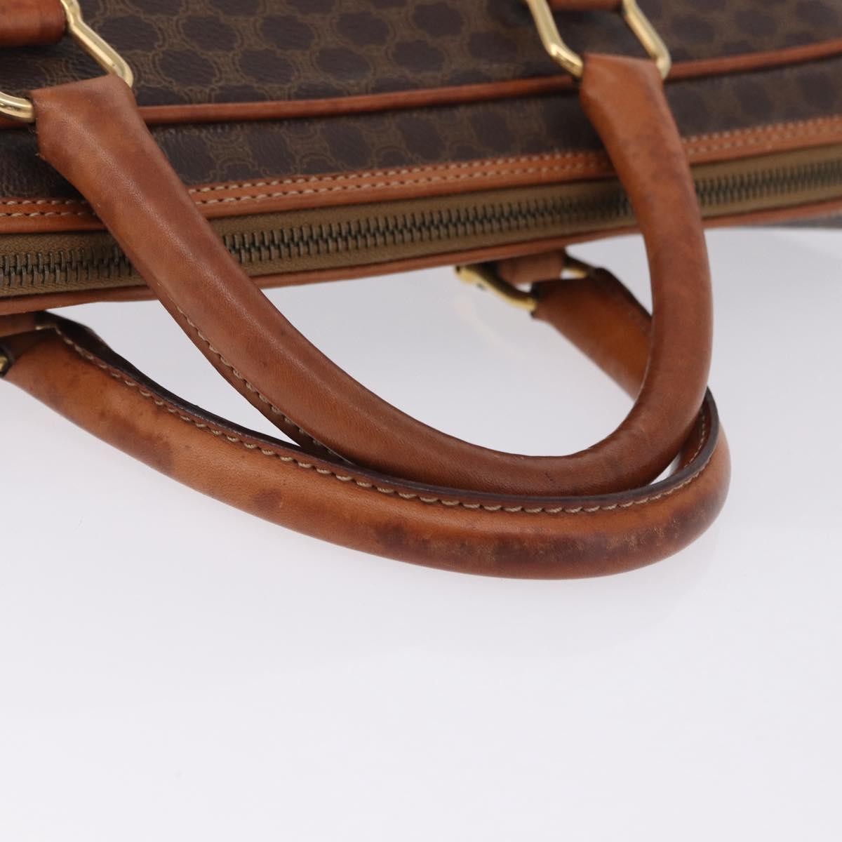 Celine Macadam Canvas And Leather Brown Canvas Briefcase Bag (Pre-Owned)