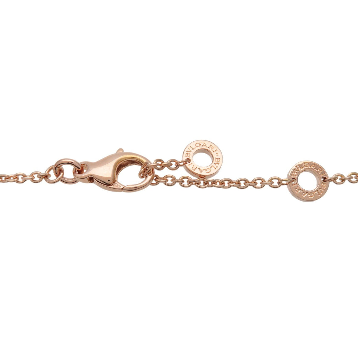 Bvlgari Bvlgari Bvlgari Solitaire Pendant 18K White Gold With Diamond Gold Rose_Gold Necklace Jewelry (Pre-Owned)