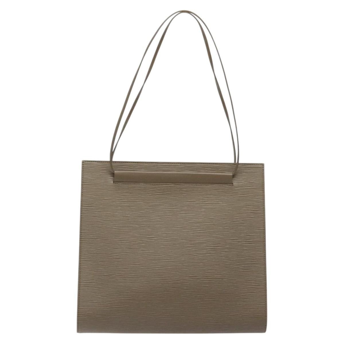 Louis Vuitton Saint Tropez Epi Leather Gray Leather Shoulder Bag Bag (Pre-Owned)