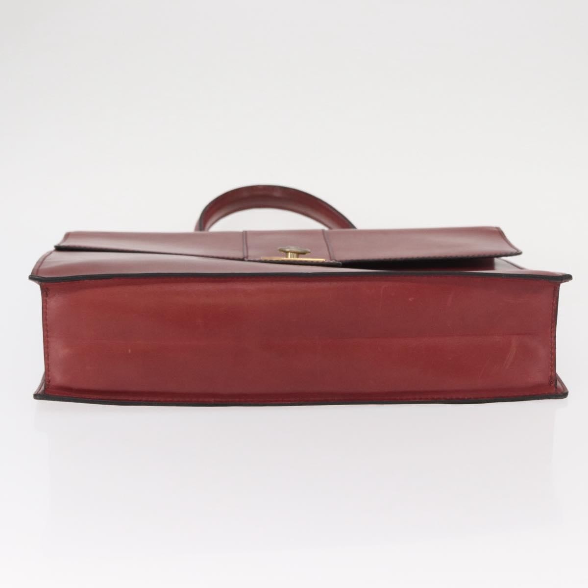 Celine Handbag Leather Red Leather Handbag (Pre-Owned)