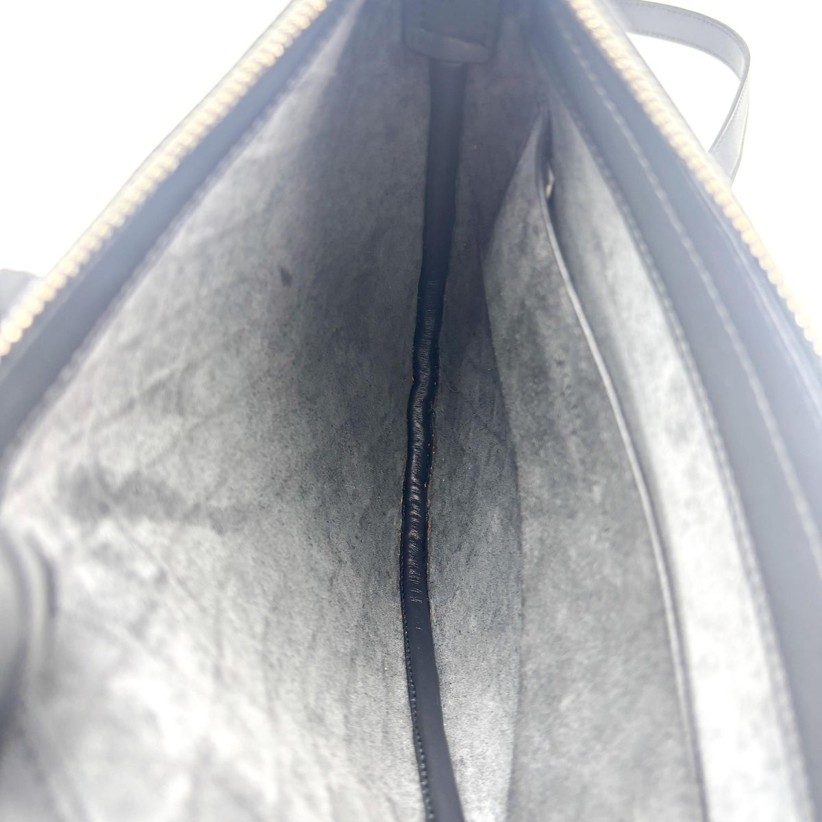 Bottega Veneta Virgule Intrecciato Nappa Black Leather Shoulder Bag Bag (Pre-Owned)